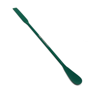 PTFE Coated Stainless Steel Double Ended Micro Lab Spatula, Square & Flat Spoon End, 7" Length