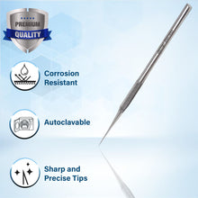 Load image into Gallery viewer, Professional Dental Probe #1, Straight, Stainless Steel, 5.5 inch
