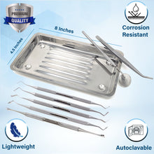 Load image into Gallery viewer, 8 Pcs Professional Dental Composite Filling Instruments Kit with Scaler Tray, Stainless Steel
