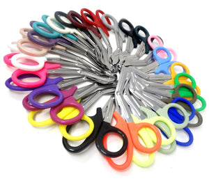 24/Pack Assorted Rainbow Colors Trauma Paramedic Shears Scissors 7.25" Stainless Steel