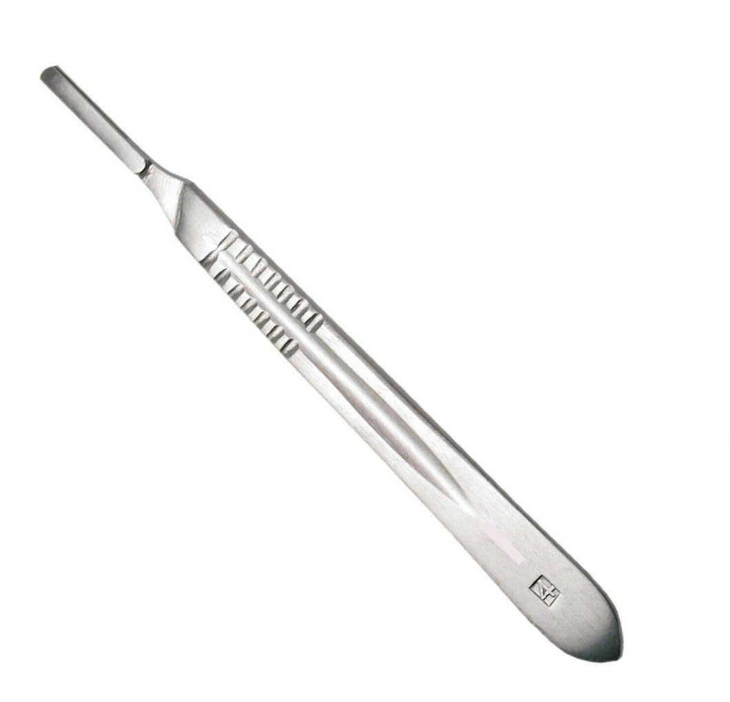 Premium Quality Scalpel Handle #4, Stainless Steel ( Fits Size 20-26 Scalpel Blades )
