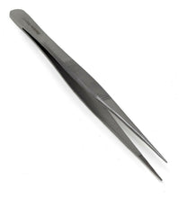 Load image into Gallery viewer, Dissecting Tweezers 5.5&quot; Fine Point with Straight Serrated Strong Tips Jaws
