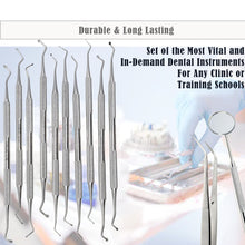 Load image into Gallery viewer, 13 Pcs Professional Dental Wax Carvers and Composite Filling Instruments in Sterilizer Instrument Box, Stainless Steel
