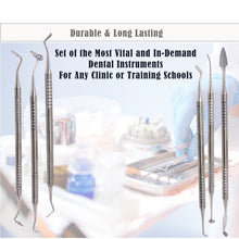 Load image into Gallery viewer, Dental Composite Resin Filling Spatulas Set with Scalar Tray Stainless Steel Instruments
