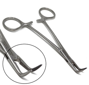 Apical Peet's Fragment Forceps #697A, 90? ANGLED TIPS 5"