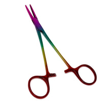 Load image into Gallery viewer, Hemostat Forceps 5.5&quot; (14cm) Straight Serrated Jaws, Stainless Steel, LAVA Pattern
