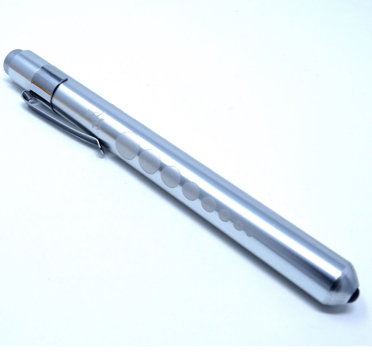 SILVER Reusable NURSE Penlight Pocket Medical LED with Pupil Gauge ...