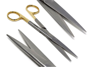 TC Dissecting Scissors, Sharp/Sharp, 5.5", Straight, Stainless Steel
