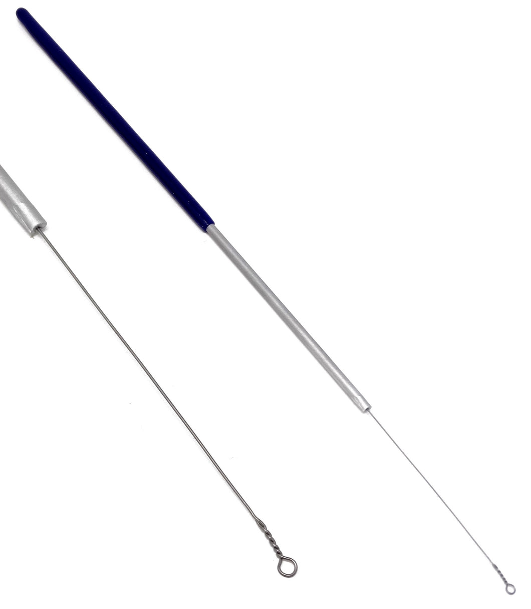 A2ZSCILAB Bacterial Inoculating Loop 2 mm, Single Nichrome Wire, With Insulated Aluminum Handle